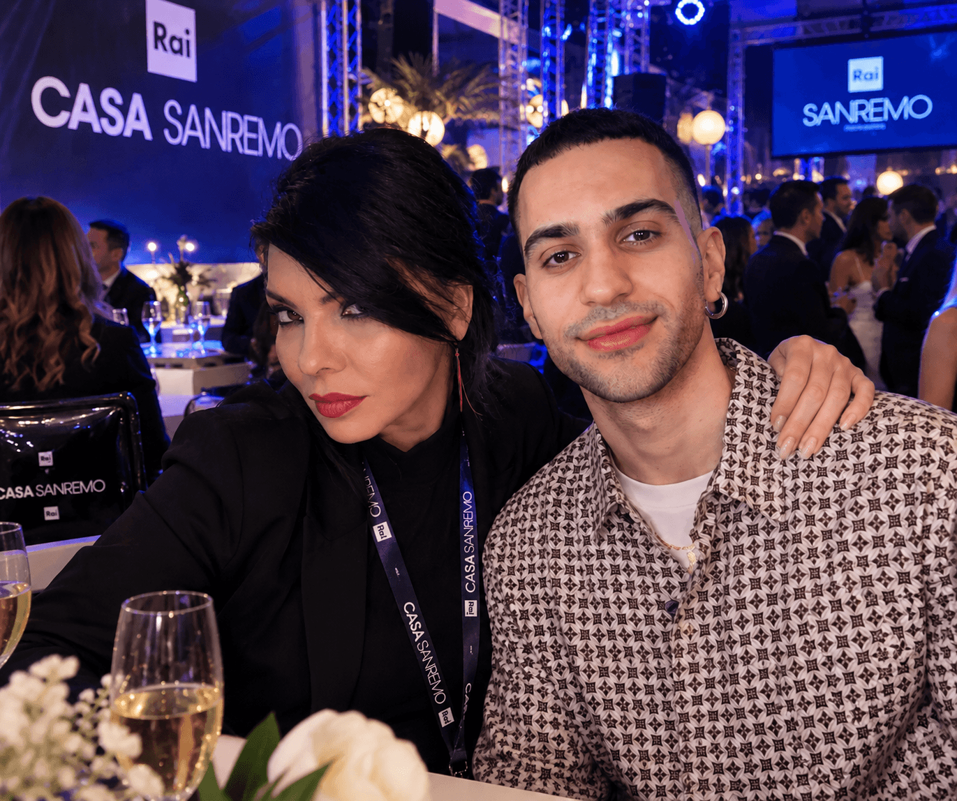 Aura Anghel con accredito RAI alla gala Casa Sanremo