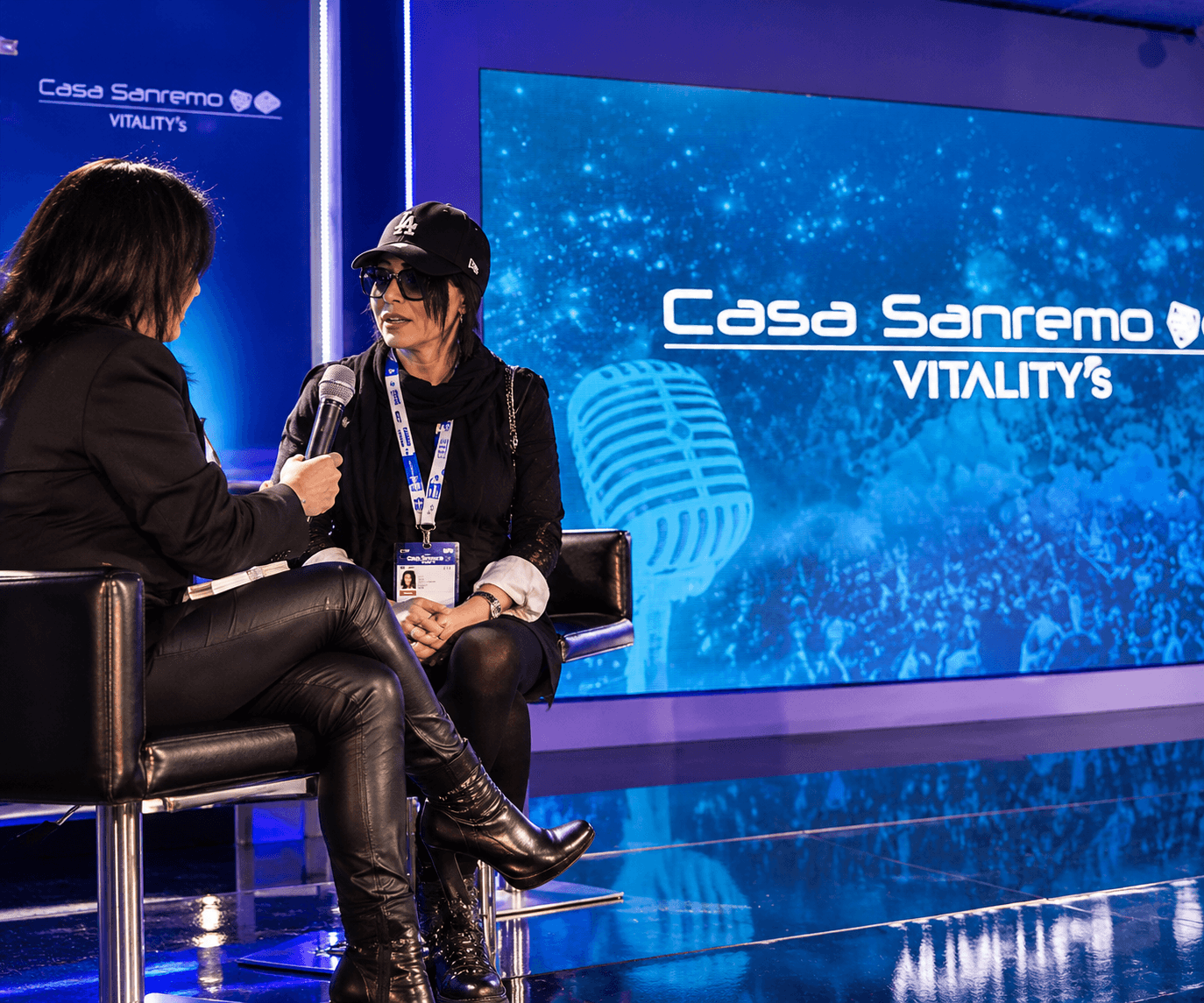 Aura Anghel intervistata a Casa Sanremo