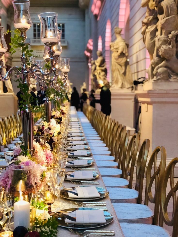formal dinner during the Met Gala
