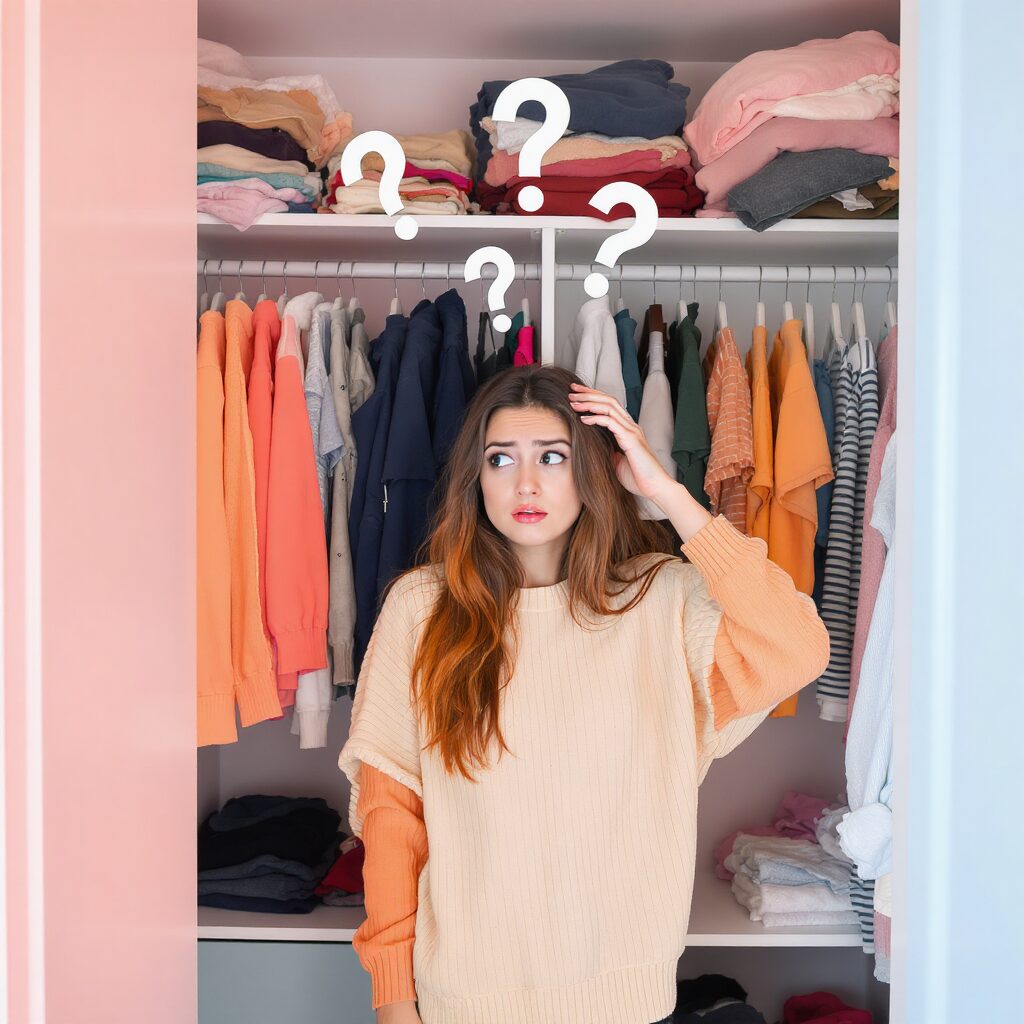 Când „cu ce mă îmbrac azi?” devine o întrebare existențială